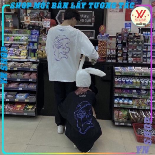 ♣  Áo thun tay dài form rộng unisex in hai mặt sadboiz  - có logo THÊU TAY  mặt buồn chất cotton dày