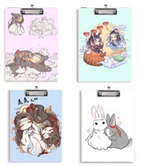 kẹp tài liệu trần tình lệnh KTLG15 bìa cứng dễ thương  cute hoạt hình tiêu chiến vương nhất bác