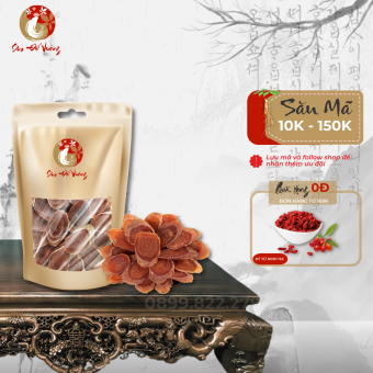 Hồng Sâm Hàn Quốc Thái Lát 10 Năm Tuổi Thượng Hạng 100g - 100% Tự Nhiên Daedong Korean - Thực Phẩm Vàng - Sâm Đế Vương