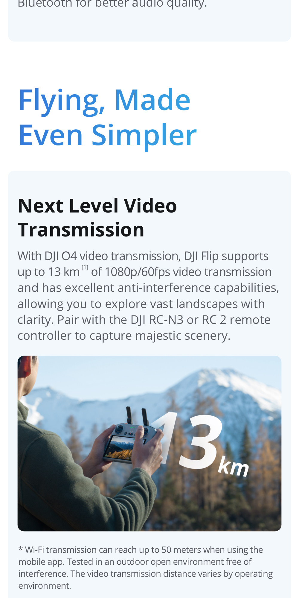 DJI Flip - Camera Drone | 6 Shooting Modes | Under 249g | AI Subject Tracking | Foldable Propeller Guard · v12