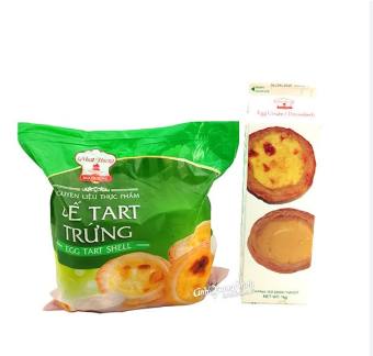 Combo Đế Bánh Tart Trứng và Kem Trứng Nhất Hương