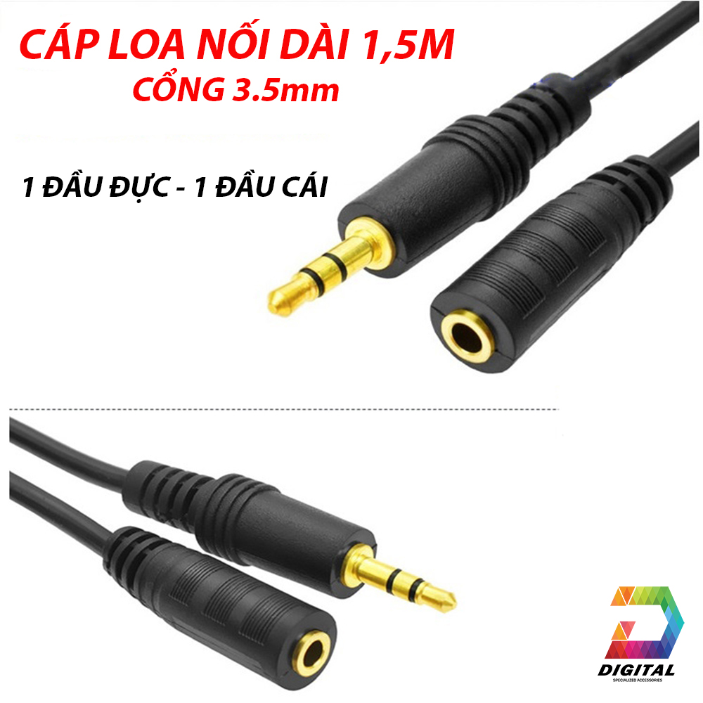 Dây Loa Nối Dài 1,5 Mét