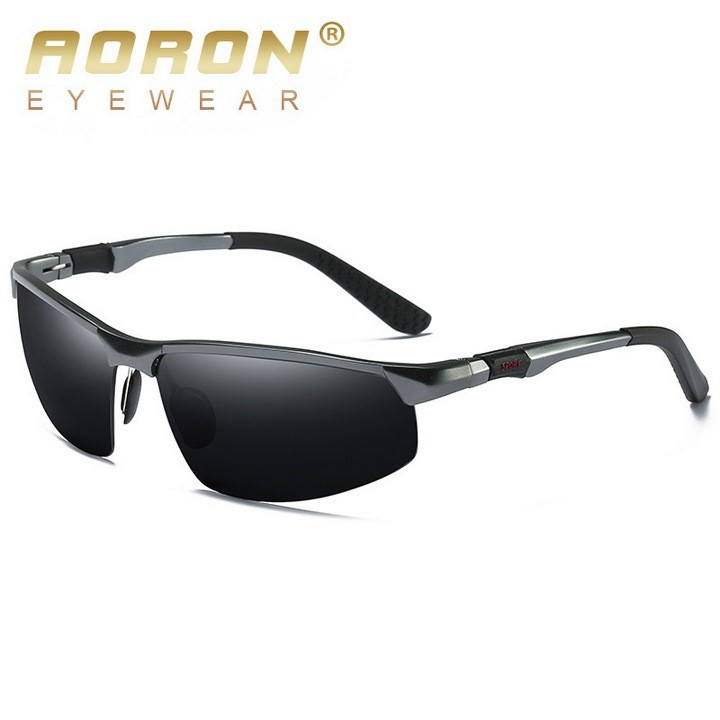 Kính Nam, Kính Thể Thao nam cao cấp Aoron A3121 tròng polaroid phân cực chống UV chống chói lóa chống vỡ