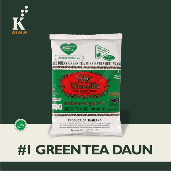 #1 greentea No.1 Thailand chatramue-leaf green tea