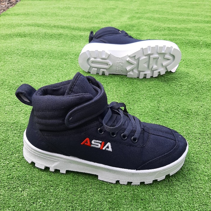Asia High-Top Shoes – Youthful Design, Sturdy Sole, Suitable for School, Work - 2