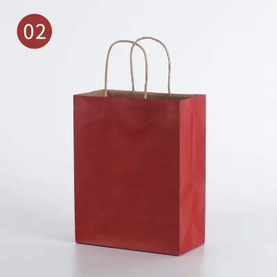 10PCS Set Kraft Paper Bag Birthday Party Bag Gift Bag Paper Bag Goodie Bag (1)
