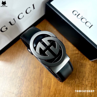 "HÀNG HÃNG XỊN"➡Thắt lưng nam da bò thắt lưng Hãng G.C Đen FULLBOX sang trọng lịch lãm