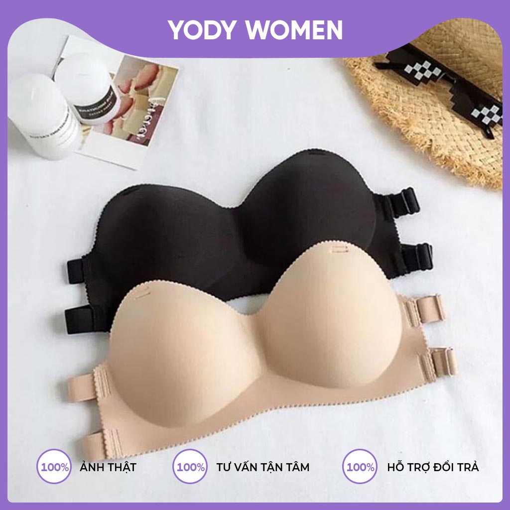 [Combo 2 + FREESHIP] Áo ngực, áo lót, áo bra đúc su nâng ngực chống tụt dây chéo