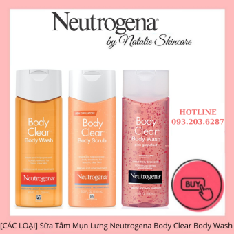 Sữa Tắm Ngăn Ngừa Mụn Lưng Neutrogena Body Clear 250ml