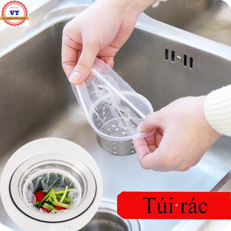 Túi Lọc Rác Bồn Rửa Chén, túi lọc rác bồn rửa bát, túi lọc rác bồn rửa chén, lưới lọc rác bồn rửa, túi lưới lọc rác, lọc bồn rửa chén