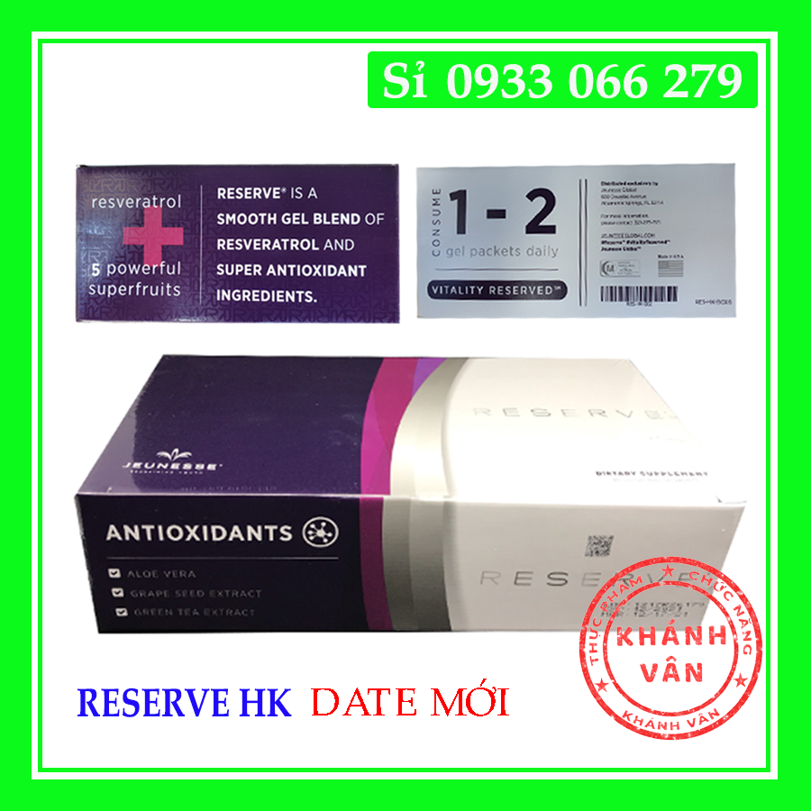 -reserve của jeunesse mẫu của mỹ hk 1 hộp 30 gói