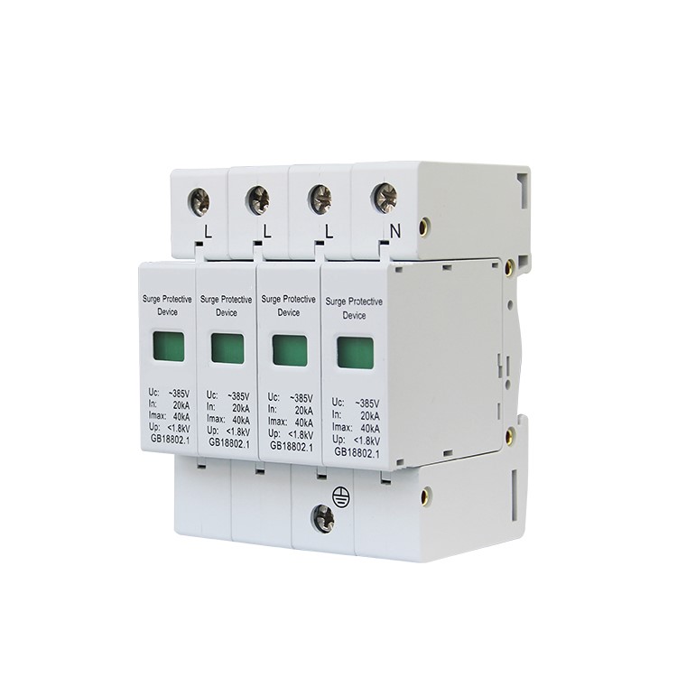 Thiết bị chống sét spd ac 3 pha 4 cực 385v