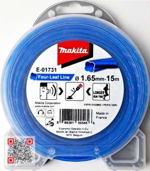 Dây cước cắt cỏ màu xanh dương 1.65MMX15M  Makita