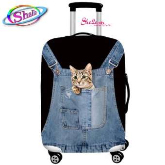 Vải trùm vali - Áo vỏ bọc vali co giản 3D in hình Shalla - Size S ( 18 - 20 icnh ) - Size M ( 22 - 24 icnh )