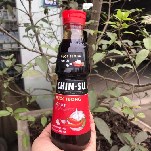 Nước tương tỏi ớt Chinsu 330ml