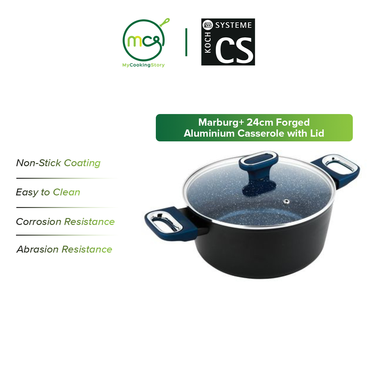 Gambar My Cooking Story   Carl Schmidt Sohn German CS Kochsysteme Marburg+ 24 X 10.5cm   20 X 10.5c Forged Aluminum Cassero