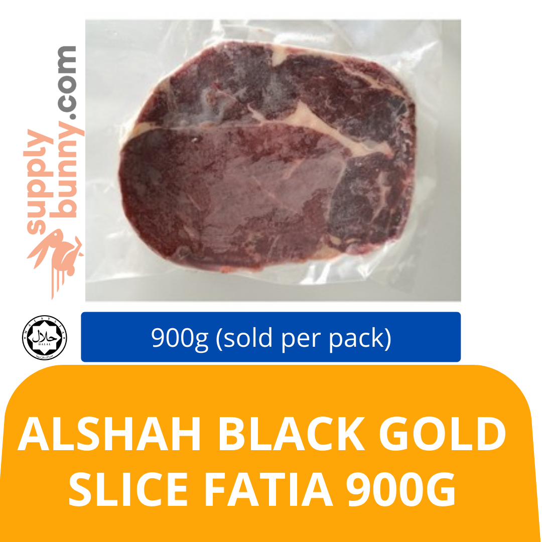 Halal Boneless Buffalo Meat Slice 900Gm (Sold Per Pack) Black Gold Slice Fatia Halal