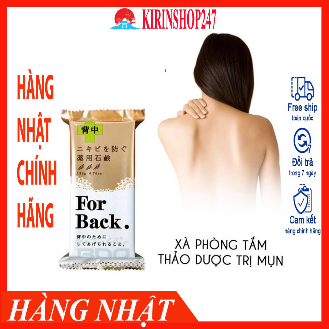 Xà phòng tắm tẩy mụn lưng For Back - Hàng Nội Địa Nhật