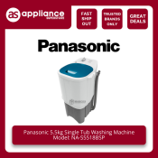 Panasonic 5.5kg Single Tub Washing Machine NA-S5518BSP