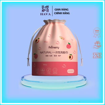 Khăn khô Animerry - Khăn lau đa năng - khăn lau dùng 1 lần - 40 Miếng
