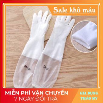 Combo 3 Găng tay cao su con hươu siêu dai - Găng tay lót nỉ - THE BEST CHOICE