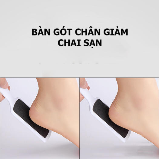 Dụng cụ chà gót chân tẩy tế bào chết da chân, dũa móng
