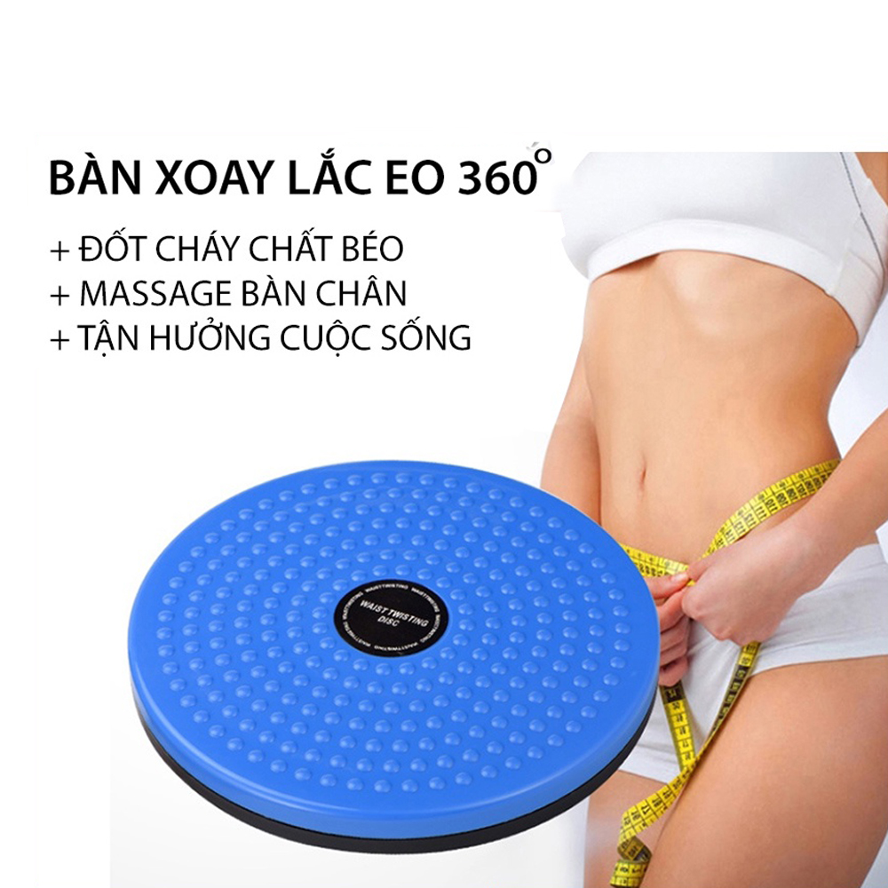 Bàn xoay eo giảm mỡ bụng, đĩa xoay eo giảm cân, giảm mỡ bụng, xoay 360, dụng cụ tập bụng tại chỗ GD233
