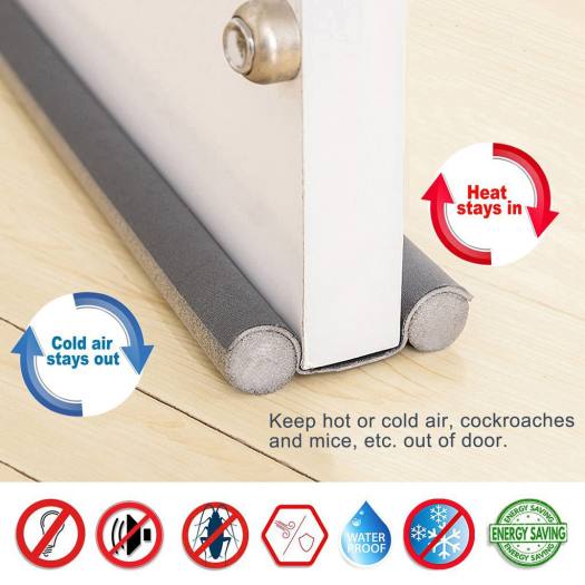 Ron, Nẹp, Đệm Chặn Khe Cửa Chống Côn Trùng, Tiếng Ồn, Ánh Sáng, Gió Lùa, Gió Điều Hòa, Bụi Bẩn