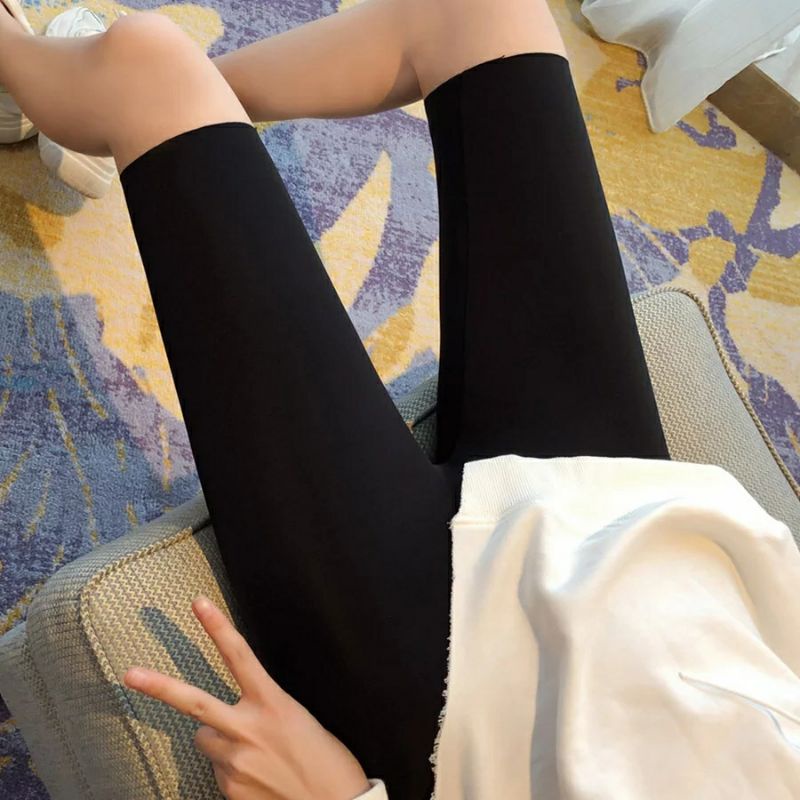 quần legging lững cạp thun chất vãi cotton mềm mịn cao cấp- thun nữ co giản 4 chiều dáng ôm 40kg - 65kg
