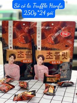Combo 2 gói Kẹo Socola tươi/ Socola hình nấm cục / Socola truffle vị Socola hạnh nhân / Socola Matcha Gói 250g