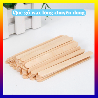 Set 100 Que gỗ wax lông - que wax lông chuyên nghiệp dùng cho spa và tại nhà