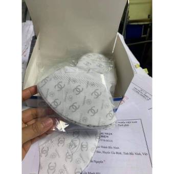 Hộp 50 chiếc khẩu trang 3D mask họa tiết Chanel X