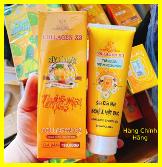 Sữa rửa mặt Nghệ Collagen X3 Đông Anh - Chính hãng