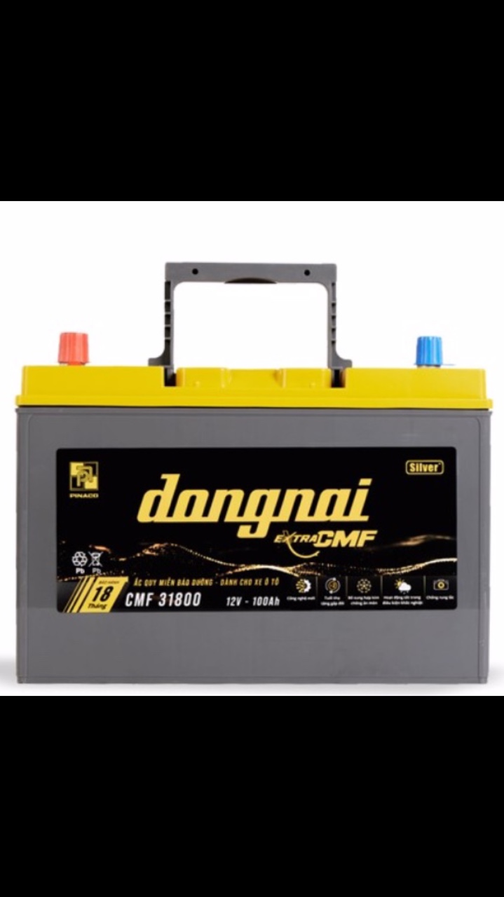 Ắc quy khô miễn bảo dưỡng đồng nai extra cmf 31800 - 31s800 - 12v - 100ah