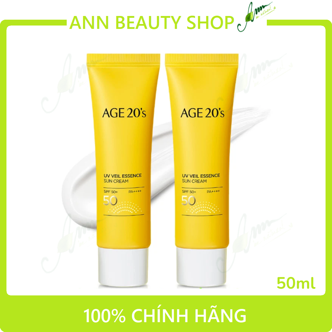 Kem Chống Nắng AGE20's UV Veil Essence Sun Cream SPF50*/ PA++++ 50ml