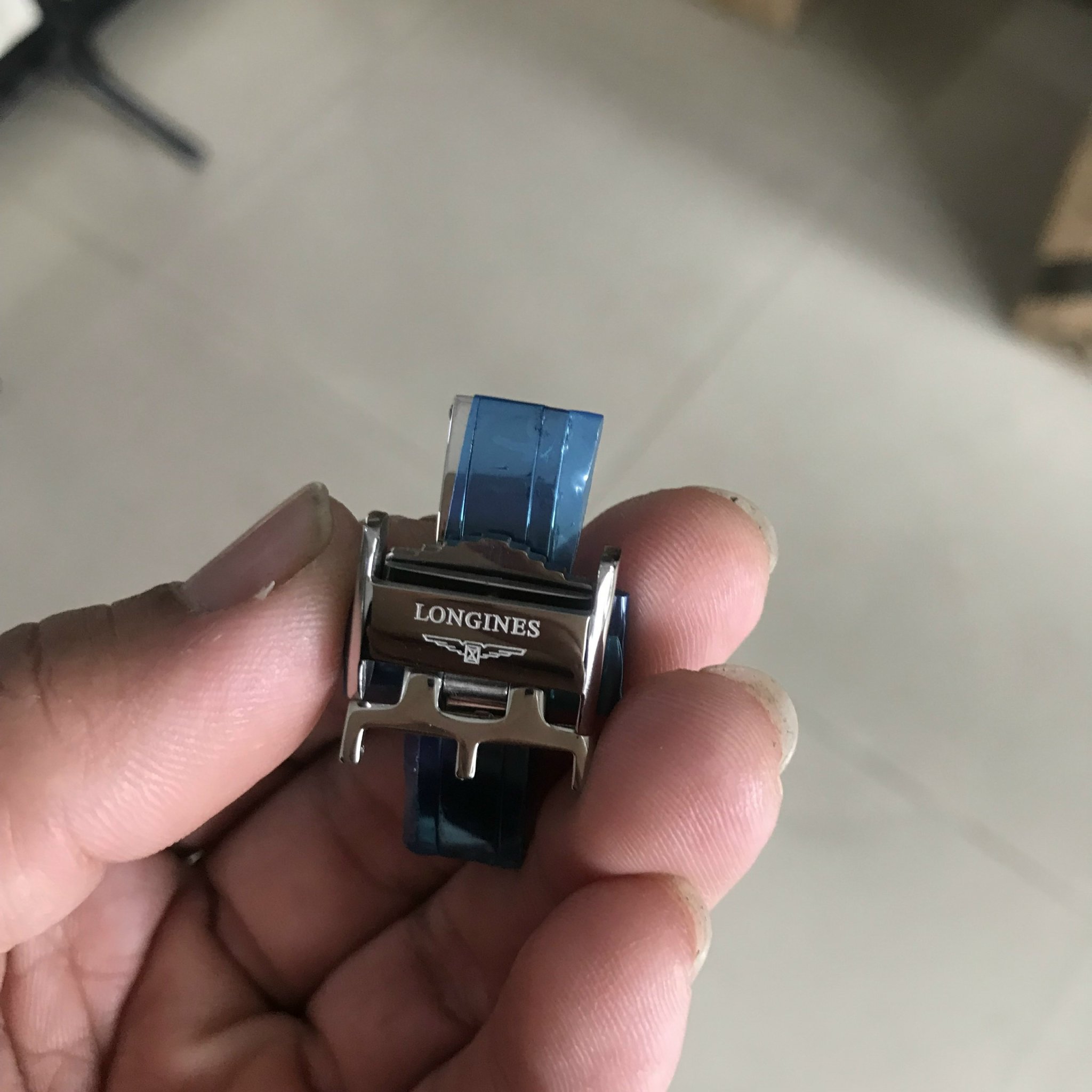 Khóa đồng hồ 2 gập longines cao cấp