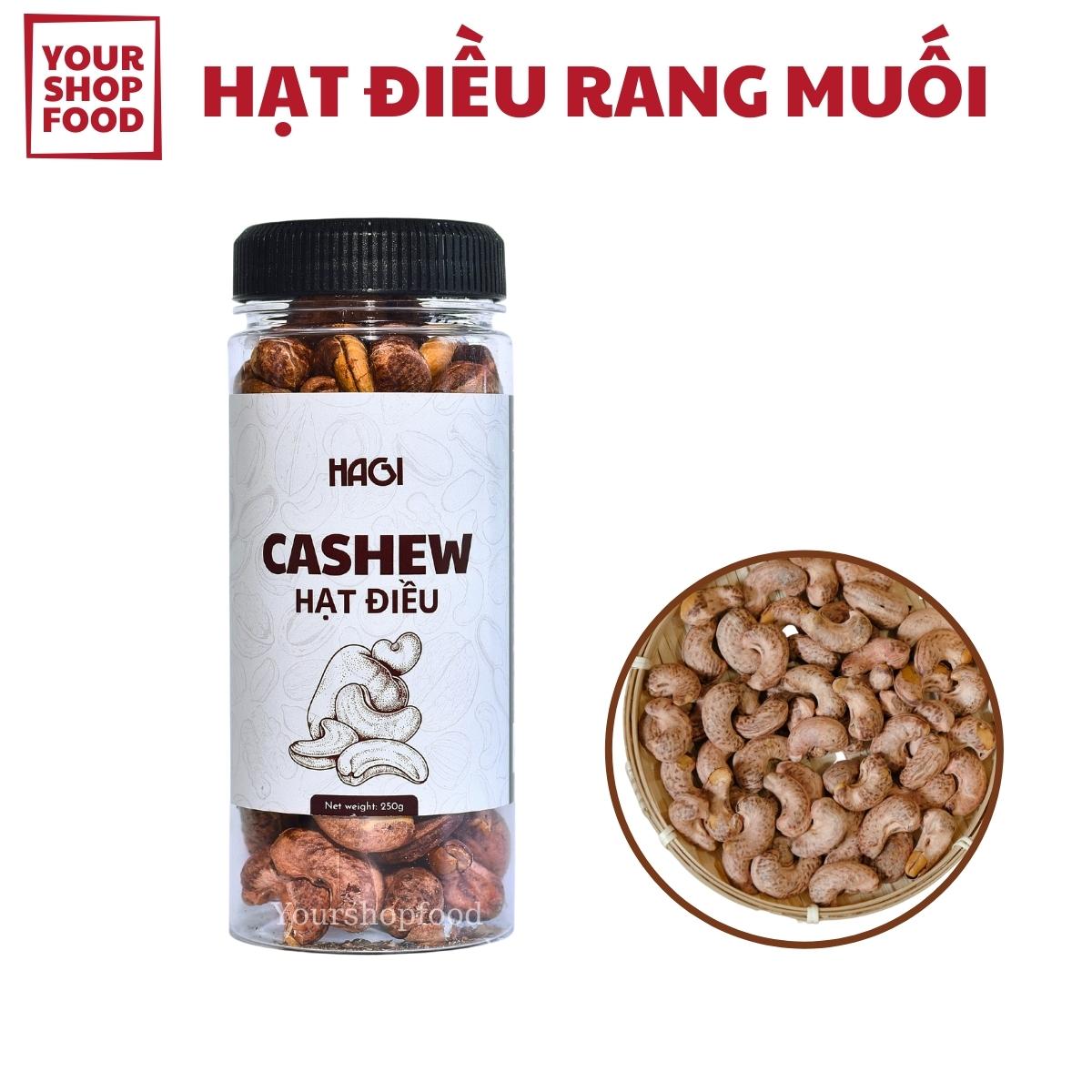 Hạt Điều Rang Muối Vỏ Lụa Bình Phước - YourshopFood Cashew Nuts