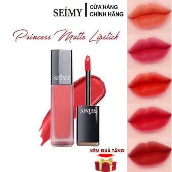 Son kem lì _ SEIMY Princess Lipstick Matte , kháng nước bền màu, an toàn bà bầu sử dụng