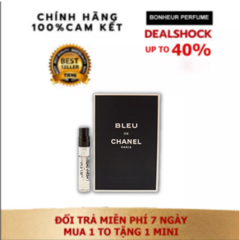 Nước hoa chiết chính hãng bleu chanel edt 2ml vial
