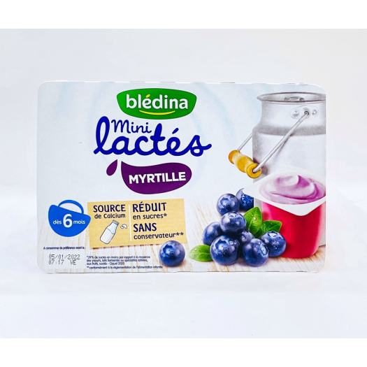 Sữa Chua Nguội Bledina Mini Lactes Cho Bé Từ 6 Tháng Đến 3 Tuổi (Hàng Air Pháp)