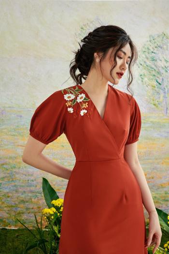 OLV - Đầm Oliver Embroidered Dress