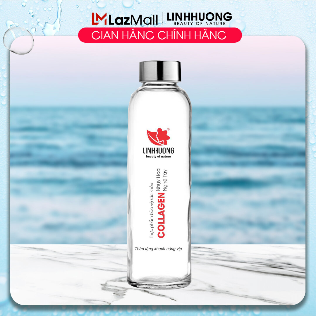 Tặng không bán - bình nước collagen nhụy hoa nghệ tây linh hương 500ml