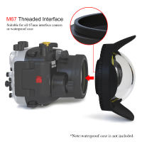 Seafrogs Waterproof 40 Meters/130 Ft Diving Scuba Camera Case for Canon PowerShot G7X-II Underwater camera Housing