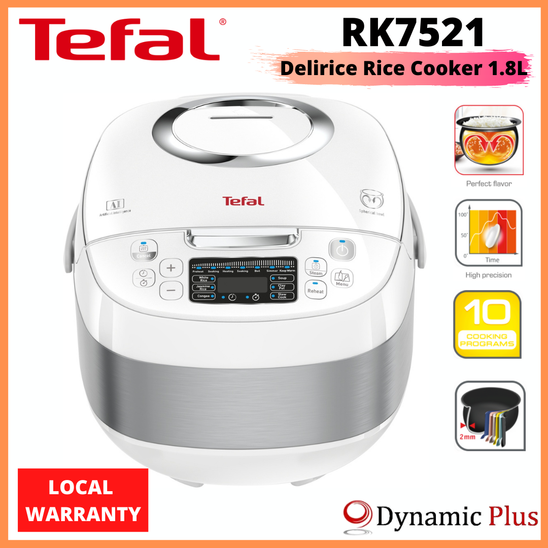 tefal delirice compact 1.8 l rice cooker rk7521