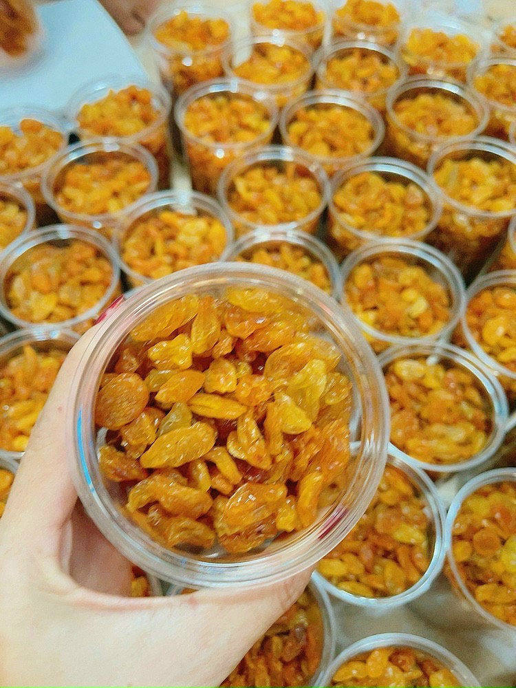 Nho khô không đường ấn độ raisin/ trái cây sấy dẻo không đường nguyên vị hoa quả sấy dẻo