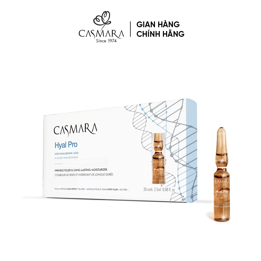 Casmara Huyết Thanh Cấp Ẩm Cấp Tốc - Hyal Pro (20 ống)