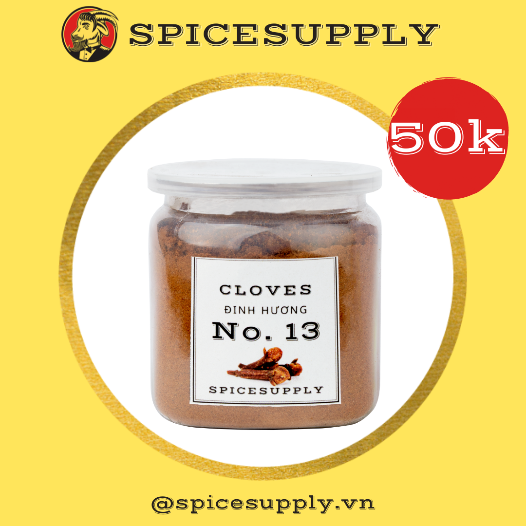 [HCM]Hũ 80g Cloves Ground - Bột Đinh Hương SPICESUPPLY Việt Nam Indonesia Thơm Mịn