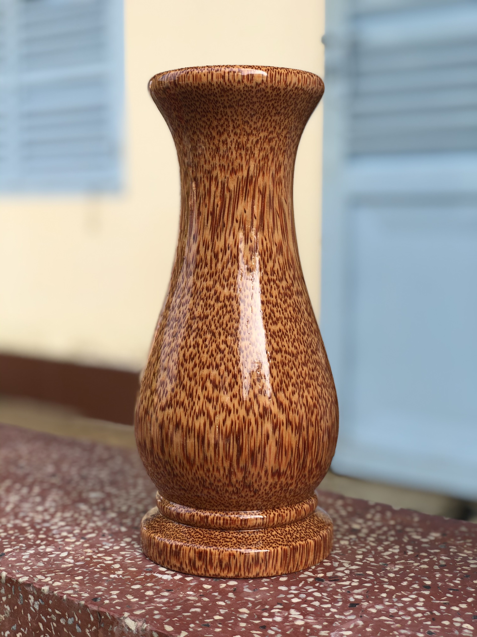 Có Video -  Bình cắm hoa gỗ dừa - lọ cắm hoa - HÀNG LOẠI 1 - Danh Dừa Shop