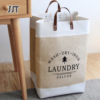JJT giỏ giặt, giỏ đựng quần áo, giỏ đựng quần áo Giỏ đựng quần áo, giỏ đựng quần áo, giỏ đựng quần áo, giỏ đựng quần áo túi vải giỏ đựng quần áo bẩn giỏ lớn giỏ lưu trữ quần áo đồ chơi kho chứa đồ lặt vặt giỏ tay cầm bằng vải