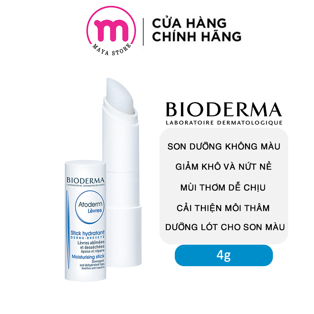 Son Dưỡng Môi Bioderma Atoderm Levres 4g
